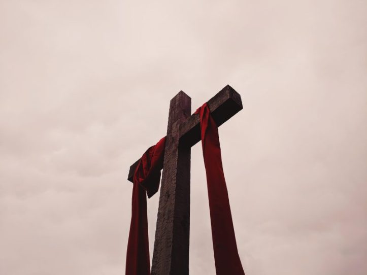 Cross on which Jesus died